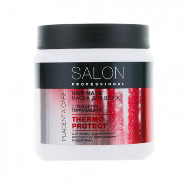 Эльфа Salon Professional Маска для волос с плацентой Термозащита 500 мл — Makeup market