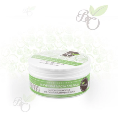 Bliss Organic Маска для лица Йогуртовая Глубокое увлажнение для сухой нормальной кожи 100 мл — Makeup market