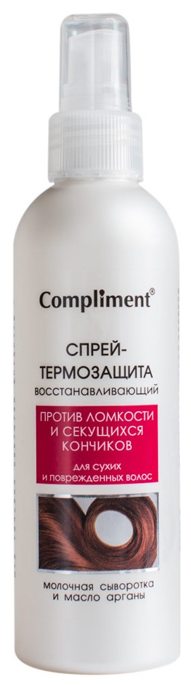 Compliment Спрей термозащита для сухих и поврежденных волос 200 мл — Makeup market