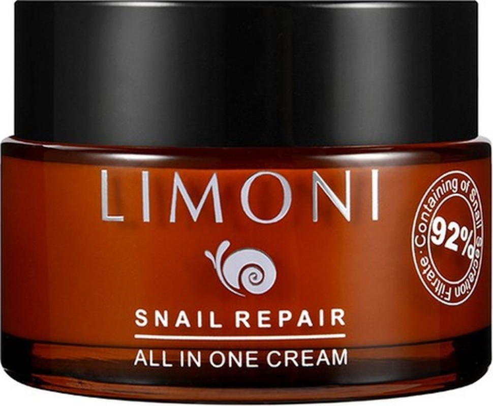 Limoni Snail repair all in one cream Крем для лица восстанавливающий 50мл фото 1 — Makeup market