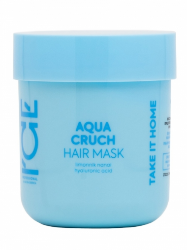 Натура Сиберика I`CE Professional Home Aqua Cruch Маска для волос Увлажняющая 200 мл банка — Makeup market