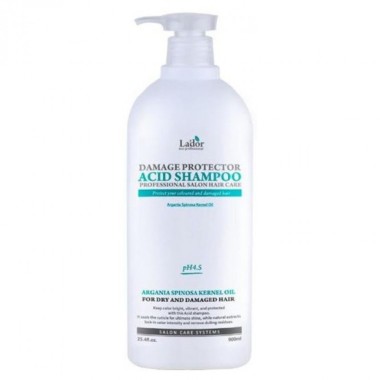 La'dor Шампунь для волос с аргановым маслом  Damaged Protector Acid Shampoo new 900 мл — Makeup market