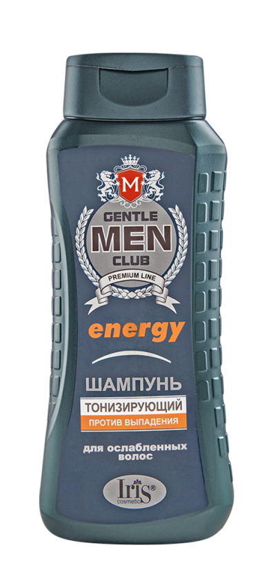 Iris Gentlemen club Шампунь Energy тонизирующий для ослабленнных волос 400 мл — Makeup market