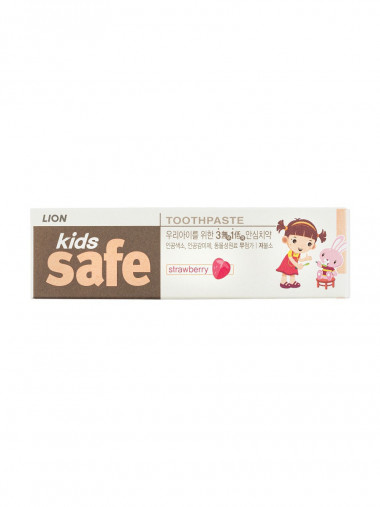 Lion Kids Safe зубная паста детская клубника 90 гр — Makeup market