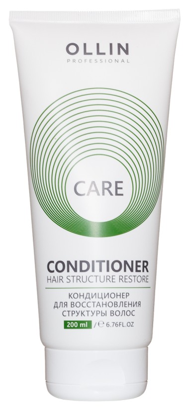Ollin CARE Кондиционер для восстановления структуры волос 200мл — Makeup market