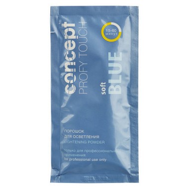 Concept Profy Touch Порошок для осветления волос Soft Blue Lightening Powder 30 г — Makeup market