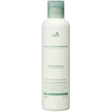 La'dor Шампунь для волос с хной укрепляющий Pure Henna Shampoo 200 ml — Makeup market