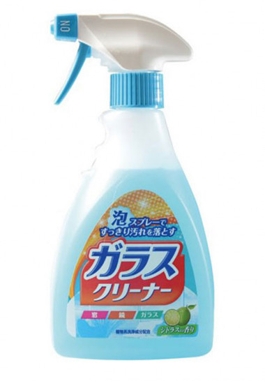 Nihon Sekken Пена спрей для мытья стекол и зеркал Foam spray glass cleaner 400 ml — Makeup market