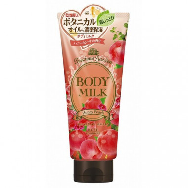 Kose Молочко для тела с ароматом персика Precious garden body milk honey peach 200 г — Makeup market