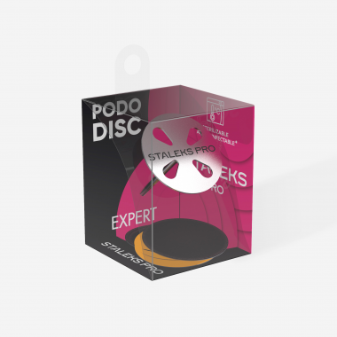 Staleks Педикюрный диск металлический со сменными файлами 5шт 25 мм — Makeup market
