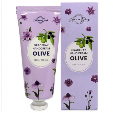 Grace Day Крем для рук питательный с экстрактом оливы Hand cream olive 100 мл — Makeup market