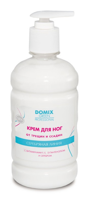 Domix Крем для ног от трещин и ссадин с витамином F,Е, 500мл — Makeup market