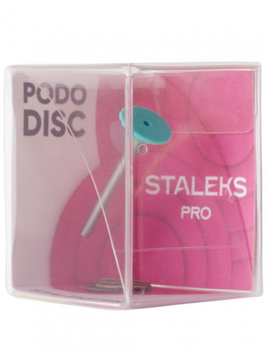 Staleks Педикюрный диск пластиковый со сменным файлом 5шт 10мм — Makeup market