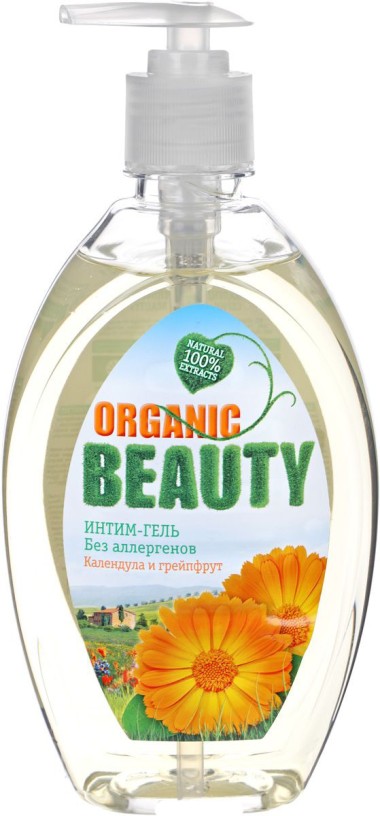 Organic Beauty Интим-гель Календула и Грейпфрут 500 мл — Makeup market