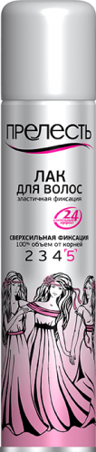 Прелесть Лак для волос эластичная сверхсильной фиксации 200 см3 — Makeup market