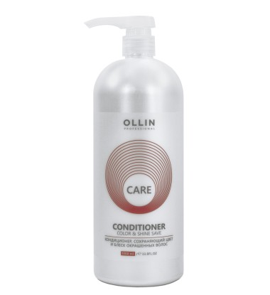 Ollin CARE Кондиционер, сохраняющий цвет и блеск волос 1000мл — Makeup market