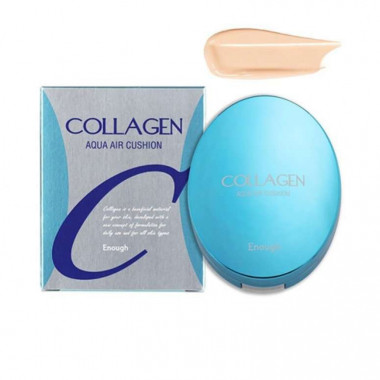 Enough Кушон увлажняющий с коллагеном Collagen aqua cushion #13 15 г — Makeup market