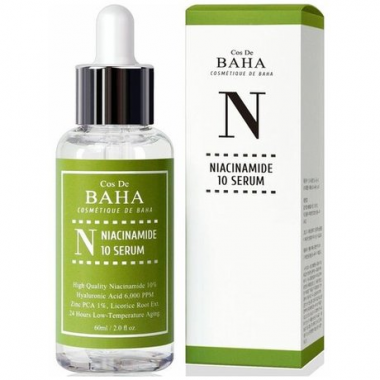 Cos De BAHA Сыворотка противовоспалительная для жирной кожи Niacinamide 10 serum N60 60 мл — Makeup market