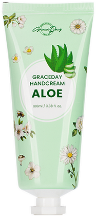 Grace Day Крем для рук успокаивающий с экстрактом алоэ Hand cream aloe 100 мл — Makeup market