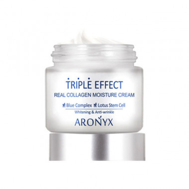 Aronyx Крем для лица с морским коллагеном Medi flower triple effect moisture cream 50 мл — Makeup market