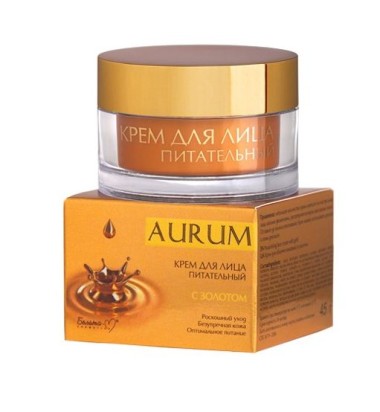 Белита-М Aurum Крем для лица питательный  золотом 45г — Makeup market