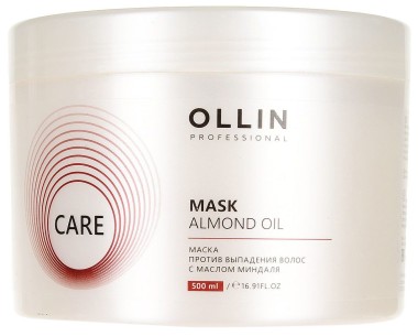 Ollin CARE Маска против выпадения с маслом миндаля 500мл — Makeup market