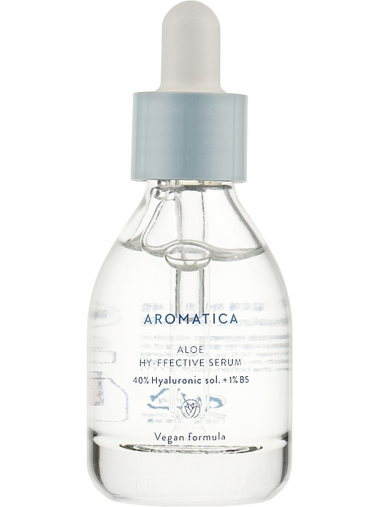 Aromatica Сыворотка увлажняющая Aloe hy-ffecve serum40% hyaluronic sol + 1% b5 30 мл — Makeup market