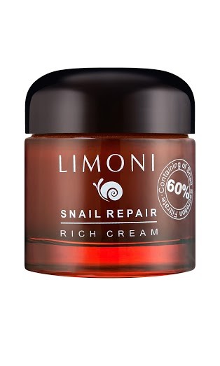 Limoni Snail repair Rich cream Крем для лица с экстрактом слизи улитки питательный фото 1 — Makeup market