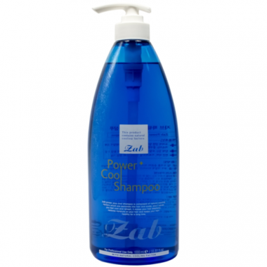 JPS Шампунь освежающий Zab power plus cool shampoo 1000 мл — Makeup market