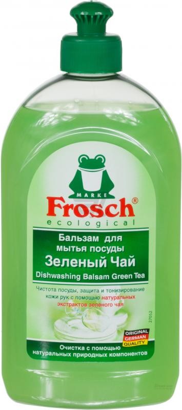 Frosch Бальзам для мытья посуды Зеленый Чай 0.5 л — Makeup market