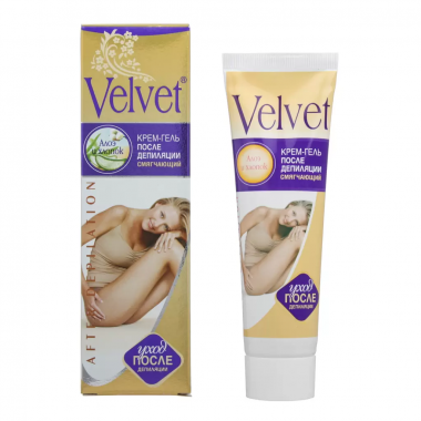 Velvet Крем-гель после депиляции смягчающий с алоэ и хлопком 100 мл — Makeup market