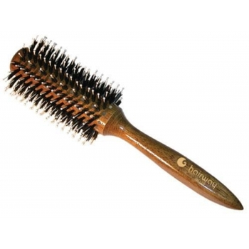 Hairway Брашинг Glossy Wood деревянная щетина-пластик 74 мм — Makeup market
