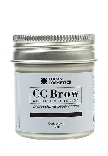 CC Brow Хна для бровей CC Brow в баночке (темно-коричневый)10 — Makeup market