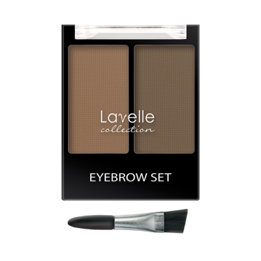 LavelleCollection Набор теней 2 цвета для бровей 01 графитовый BS02-01 — Makeup market