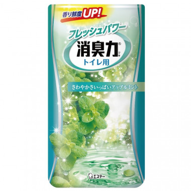 Shoushuuriki Жидкий дезодорант-ароматизатор для туалета Яблочная мята 400 мл — Makeup market