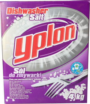 Yplon Соль крупнозернистая для посудомоечных машин 4 кг в коробке — Makeup market