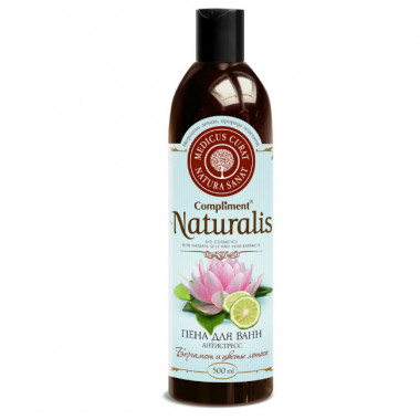Compliment Naturalis Пена для ванн Антистресс Бергамот и цветы лотоса 500 мл — Makeup market