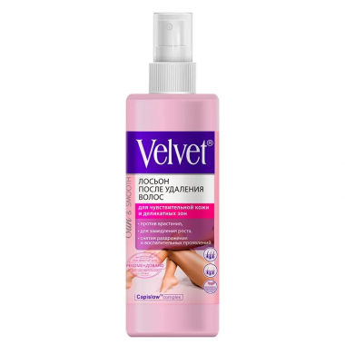 Velvet Лосьон после удаления волос для чувствительной кожи и деликатных зон 200 мл — Makeup market