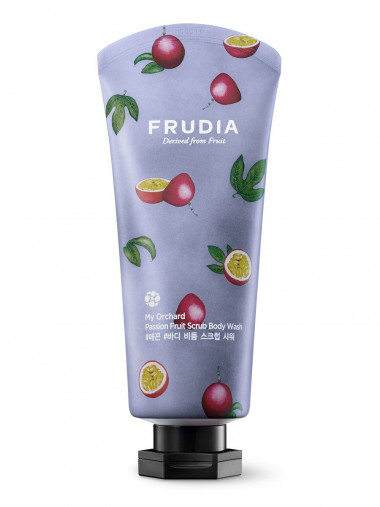 Frudia Скраб для тела с маракуйей My orchard passion fruit scrub body wash 300 мл — Makeup market