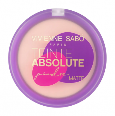 Vivienne Sabo Пудра компактная матовая Teinte Absolute matt 01 розово-бежевый — Makeup market
