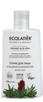 Ecolatier Organic Farm Green Aloe Vera для лица Тоник очищение увлажнение 250 мл — Makeup market
