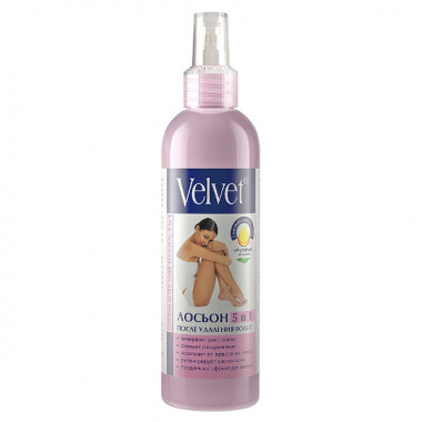 Velvet Лосьон 5 в1 после удаления волос и для замедления их роста 200 мл — Makeup market