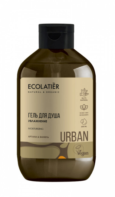 Ecolab Ecolatier Urban Гель для душа Увлажнение Аргана&amp;Ваниль 600 мл — Makeup market