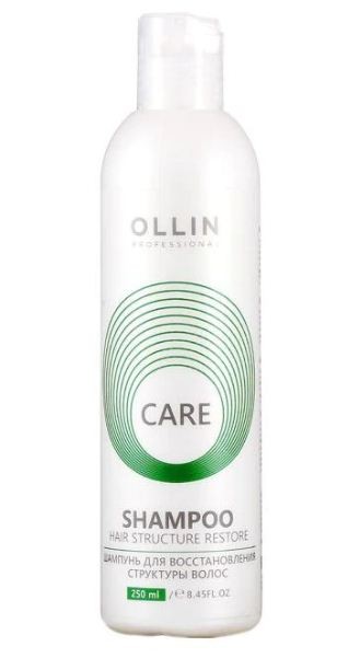 Ollin CARE Шампунь для восстановления структуры волос 250мл — Makeup market