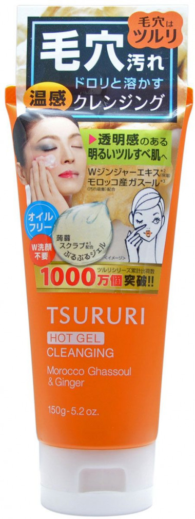 Meishoku Tsururi Pore Cleansing Очищающий поры крем-гель с термоэффектом 150 g — Makeup market