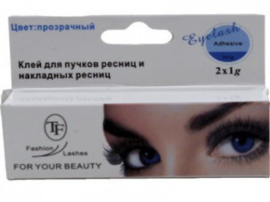 Триумф TF Клей для накладных ресниц и пучков Eyelash Adhesive прозрачный 5 мл — Makeup market