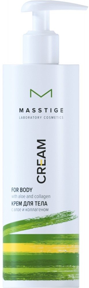 Masstige CREAM AND GEL Крем для тела с алоэ и коллагеном, 200 г. — Makeup market
