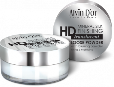Alvin d'or Пудра рассыпчатая для лица Mineral Silk Finishing белый LSP-02 — Makeup market