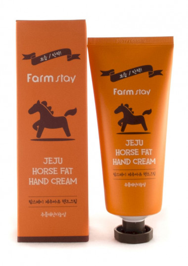 FarmStay Jeju Horse Fat Hand Cream Крем для рук питательный с экстрактом конского жира 100 г — Makeup market