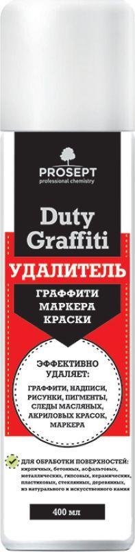 Prosept Duty Graffiti средство для удаления граффити маркера краски Готовое к применению 0,4 л — Makeup market